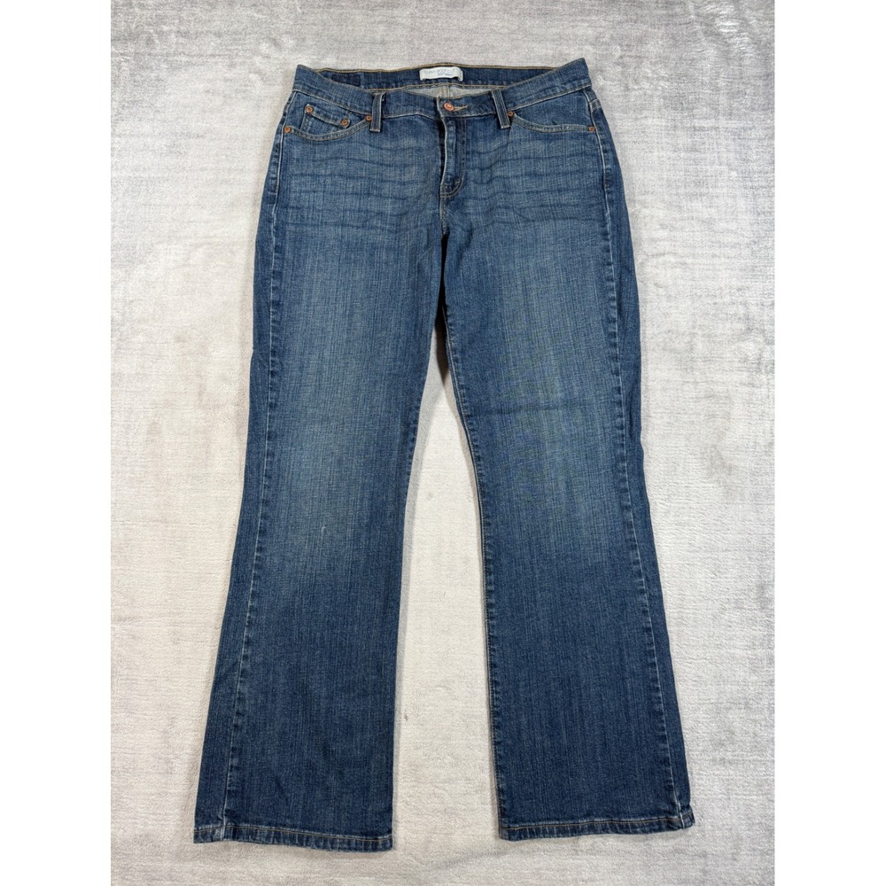 Levis Jeans Women 14 Medium Blue 529 Curvy Bootcut Denim Stretch Y2K Indie